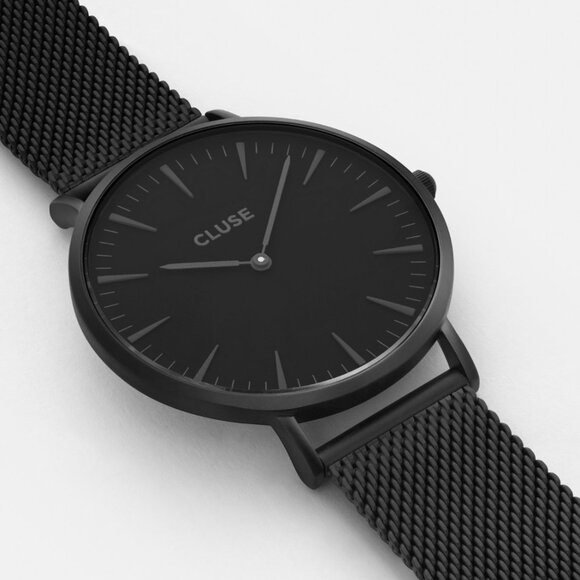 Cluse La Boheme Black Mesh Watch (Women's) - Picture 5 of 5